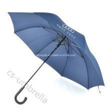 23" Black Fiberglass Pongee Fabric Advertising Umbrella for Promotion (YSS0123)